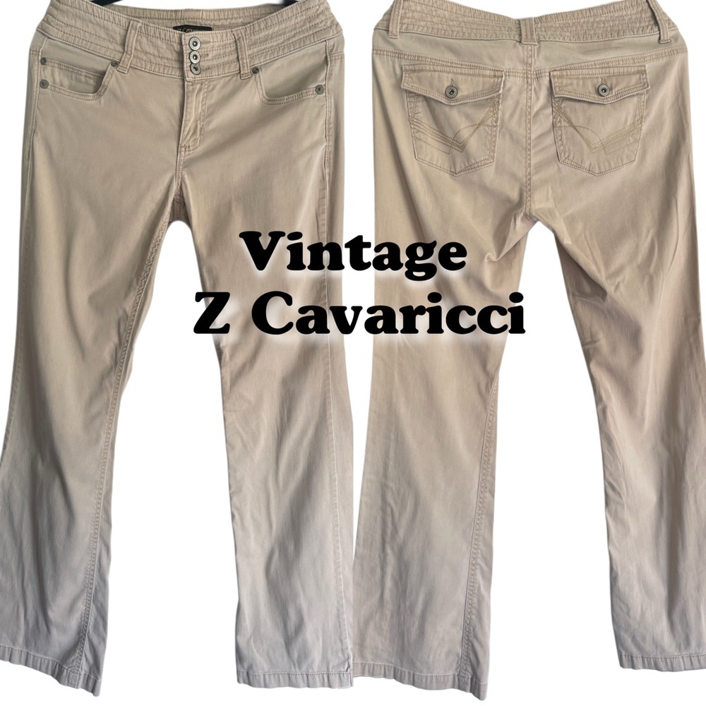 Z. CAVARICCI Vintage Khaki Tan Cargo Pants